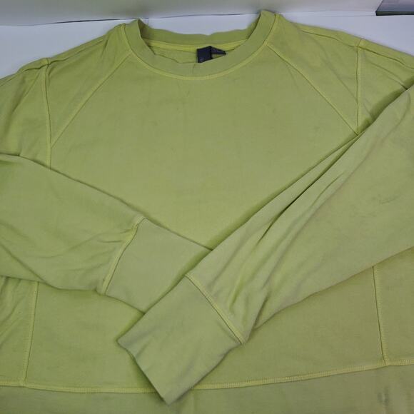 Sweaty Betty Sweatshirt After Class London Longline Zest Green Size 10 Workout - Picture 7 of 11